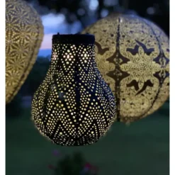 Lumiz Solar Buitenlampion - Occult Bulb - 16 cm - Goud
