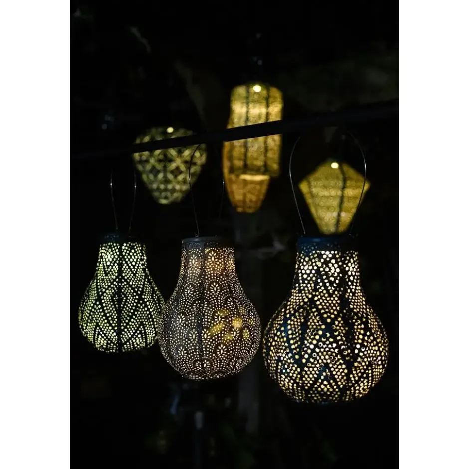 Lumiz Solar Buitenlampion - Occult Bulb - 16 cm - Goud