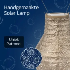 Lumiz Solar Buitenlampion - Occult Bulb - 16 cm - Goud