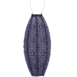 LUMIZ Solar Lampion Bazaar Long Oval - 20 cm - Future Dusk