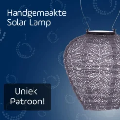 LUMIZ Solar Lampion Folia Balloon - 20 cm - Lichtpaars