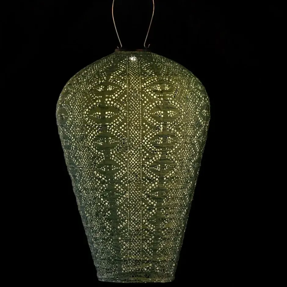 LUMIZ Solar Lampion Lace Balloon - XL - Sage Green