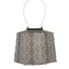 LUMIZ Solar Lampion Lace Lamp - 20 cm - Taupe
