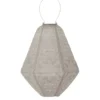 LUMIZ Solar Lampion Marrakesh Can - 30 cm - Licht Taupe