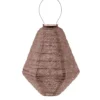 Lumiz solar lampion – marrakesh can – 30 cm – soft blush