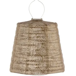 Lumiz solar lampion – marrakesh lampshade – 40 cm – taupe