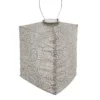 LUMIZ Solar Lampion Paisley Triangle - 28 cm - Licht Taupe