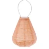 Lumiz solar lampion – topaze tulip – 20 cm – taupe