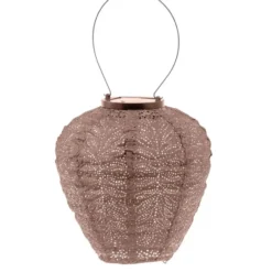 Lumiz solar lampion - topaze tulip - 20 cm - licht taupe