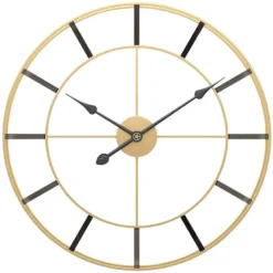 LW Collection Wandklok ISLA Goud 60cm