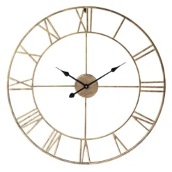 LW Collection Wandklok XL Olivier Goud 80cm