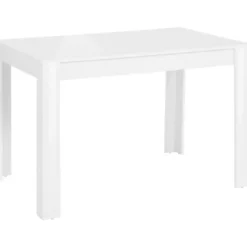 Lynn - Eettafel 120x80 cm 6 personen in wit MDF