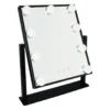 LYVION Make-up spiegel met led bulbs zwart