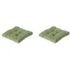 Madison - Florance Zitkussen Basic green - Ca. 60x60 cm - Set van 2