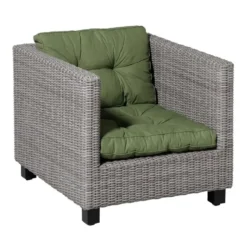 Madison - Florance Zitkussen Basic green - Ca. 73x73 cm - Set van 2