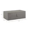 Madison - Hoes voor Tuinset - Rechthoek - Grijs - 180 x 110 x 70