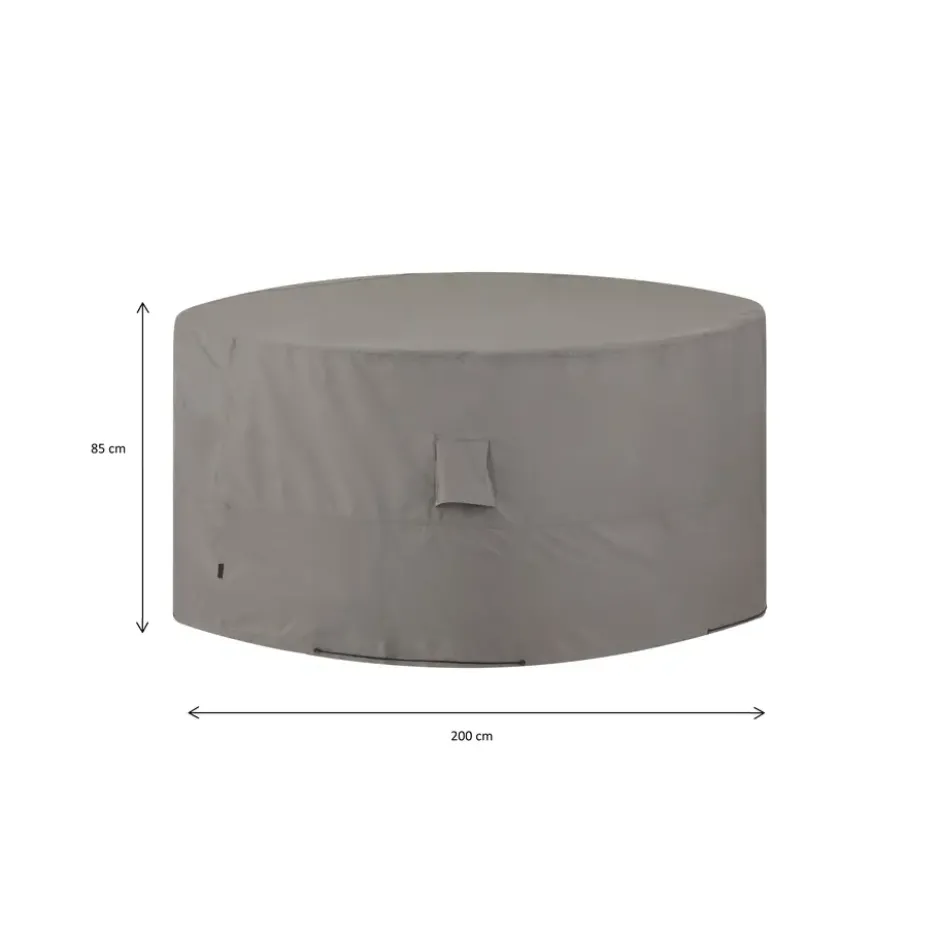 Madison - Hoes voor Tuinset - Rond - Grijs - 200 x 85