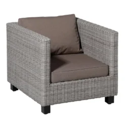 Madison - Lounge Profi-Line Manchester taupe - Ca. 43x73 cm - Set van 2