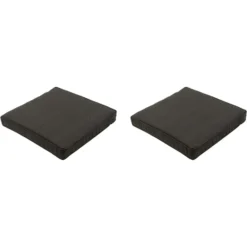 Madison - Lounge Profi-Line Zitkussen Dark grey - Ca. 60x60 cm - Set van 2