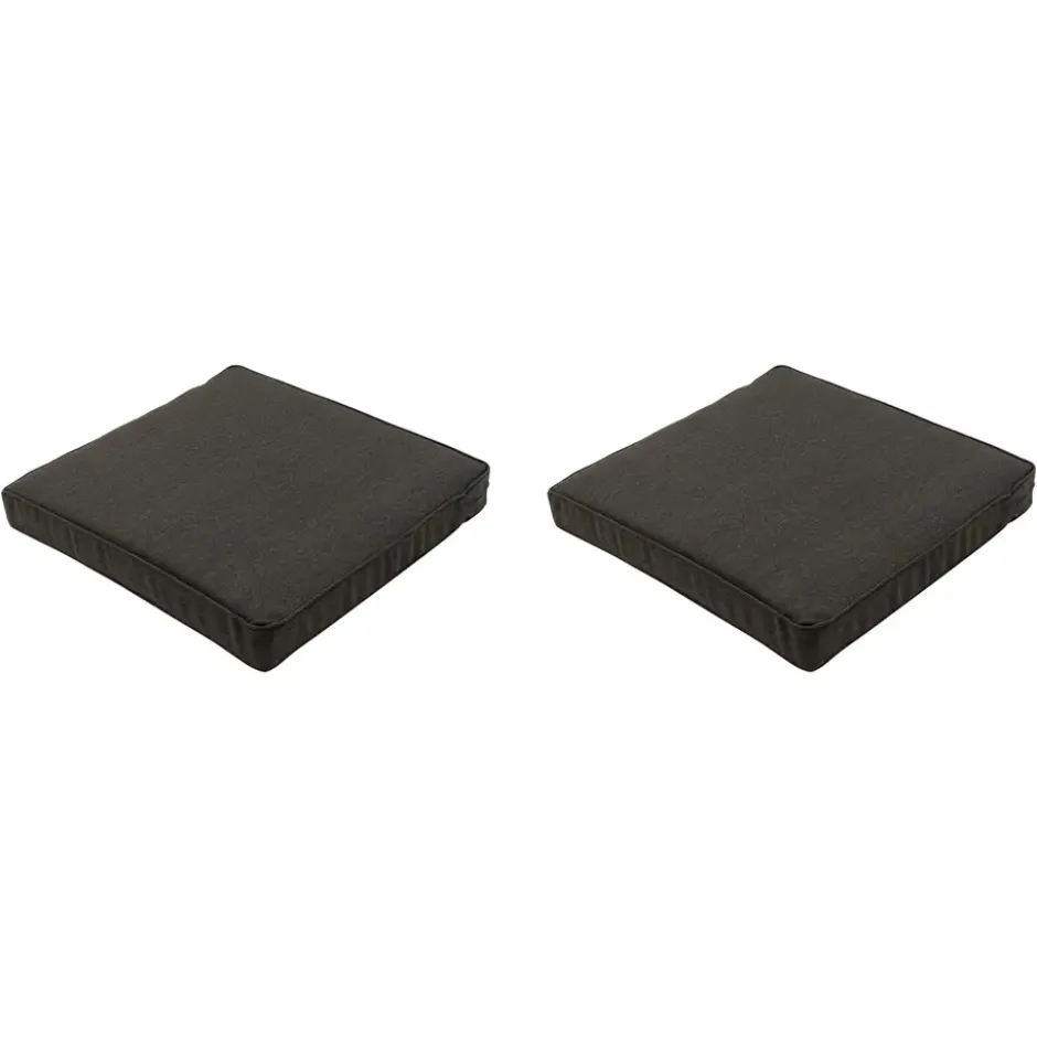 Madison - Lounge Profi-Line Zitkussen Dark grey - Ca. 60x60 cm - Set van 2