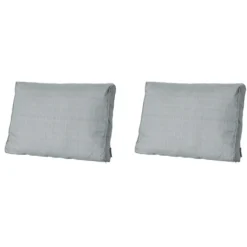 Madison - Lounge Rugkussen Basic grey - Ca. 40x60 cm - Set van 2