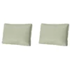 Madison - Lounge Rugkussen Panama sage - Ca. 40x60 cm - Set van 2