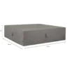 Madison - Loungeset Cover - Grijs - 255 x 255 x 70