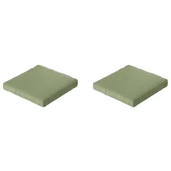 Madison - Lounge Zitkussen Basic green - Ca. 60x60 cm - Set van 2
