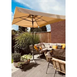 Madison parasol Delos luxe - ecru - 200x300 cm