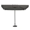 Madison - Parasol Profi-line 350x350cm - Vierkant - Volant - Grijs