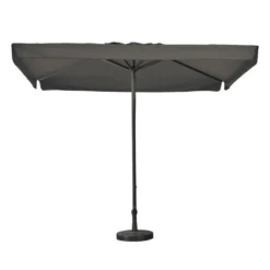Madison - Parasol Profi-line 350x350cm - Vierkant - Volant - Grijs