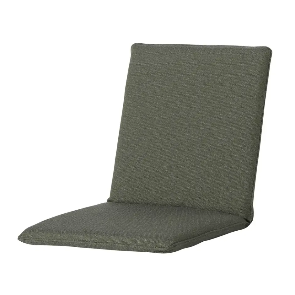 Madison - Stapelstoelkussen Manchester green - Ca. 97x49 cm - Set van 4
