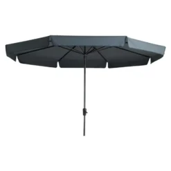 Madison stokparasol Syros luxe grey 350 cm