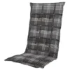 Madison - Tuinstoelkussen Hoge Rug Patchy grey - Ca. 123x50 cm - Set van 4