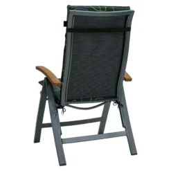 Madison - Tuinstoelkussen Hoge Rug Joah green - Ca. 120x50 cm - Set van 4