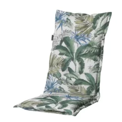 Madison - Tuinstoelkussen Hoge Rug Bliss blue - Ca. 123x50 cm - Set van 4