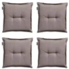 Madison - Zitkussen Basic taupe - Ca. 50x50 cm - Set van 4