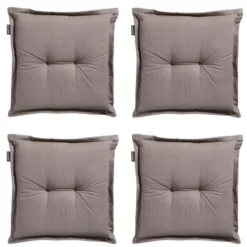 Madison - Zitkussen Basic taupe - Ca. 50x50 cm - Set van 4