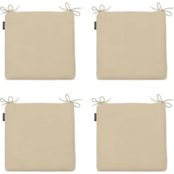 Madison - Zitkussen Beige canvas eco+ - Ca. 40x40 cm - Set van 4