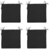Madison - Zitkussen Black canvas eco+ - Ca. 40x40 cm - Set van 4