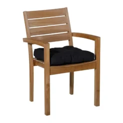Madison - Zitkussen Florance Basic black - Ca. 47x47 cm - Set van 4