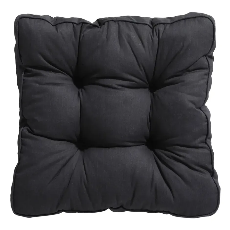 Madison - Zitkussen Florance Basic black - Ca. 47x47 cm - Set van 4