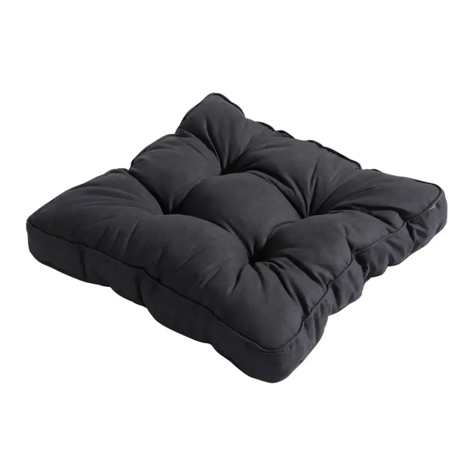 Madison - Zitkussen Florance Basic black - Ca. 47x47 cm - Set van 4