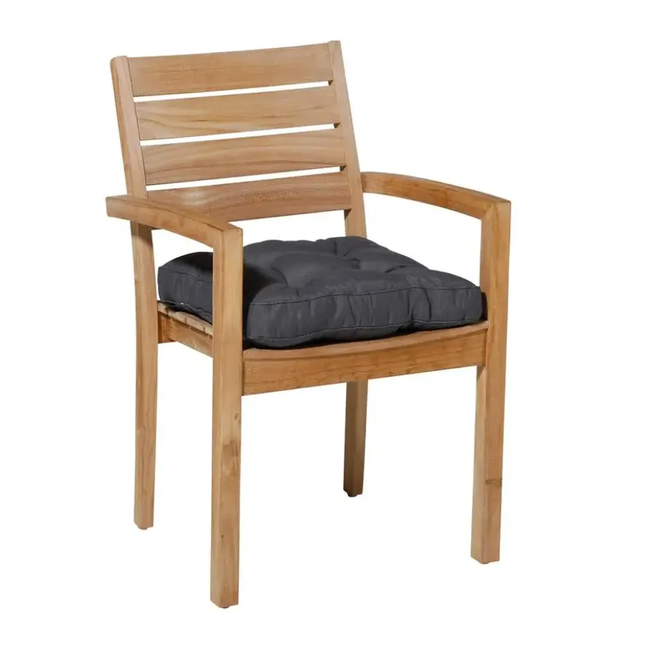 Madison - Zitkussen Florance Panama grey - Ca. 47x47 cm - Set van 4