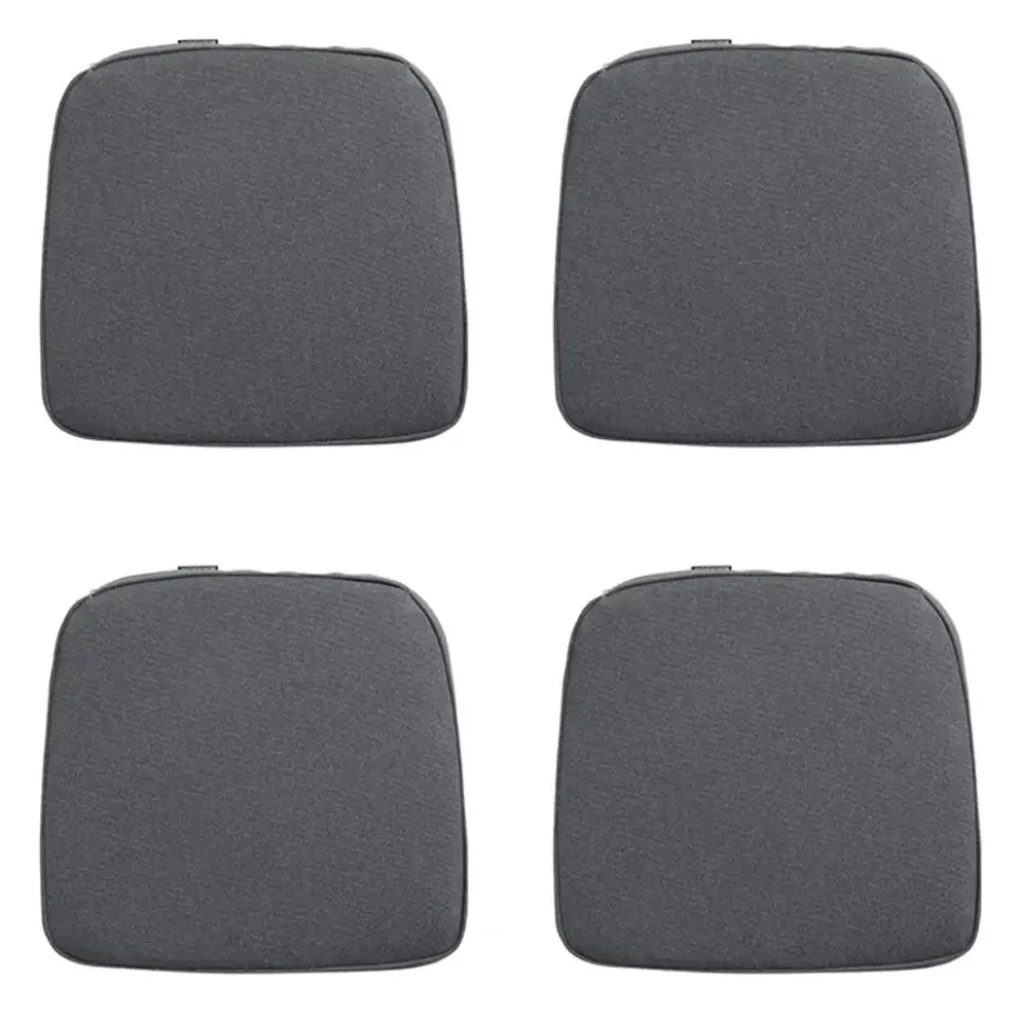 Madison - Zitkussen Wicker Manchester grey - Ca. 48x48 cm - Set van 4
