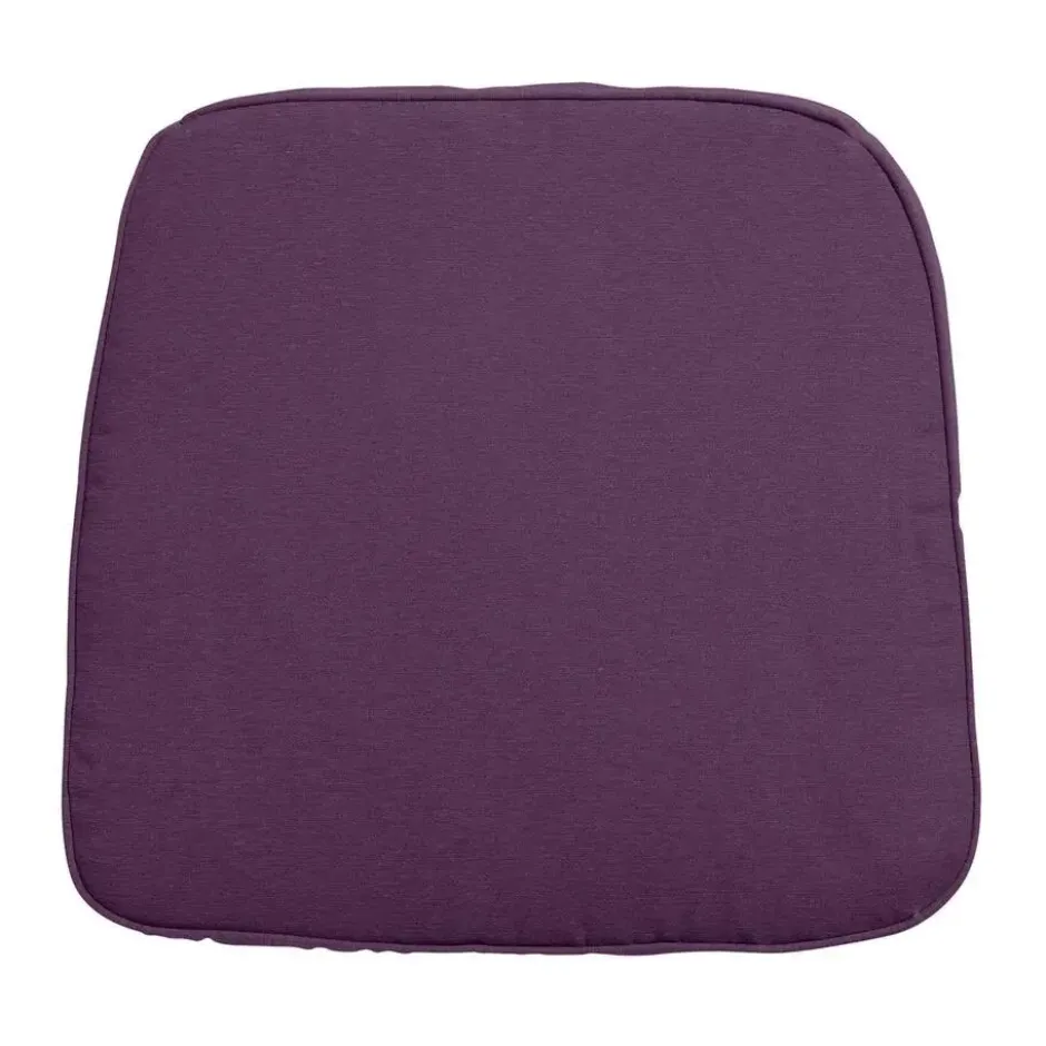 Madison - Zitkussen Wicker Panama purple - Ca. 48x48 cm - Set van 4