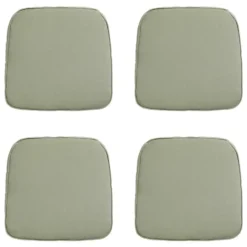 Madison - Zitkussen Wicker Panama sage - Ca. 48x48 cm - Set van 4