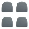 Madison - Zitkussen Wicker York Rib grey - Ca. 48x48 cm - Set van 4