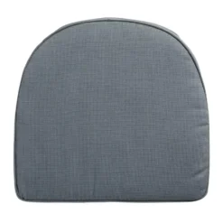 Madison - Zitkussen Wicker York Rib grey - Ca. 48x48 cm - Set van 4