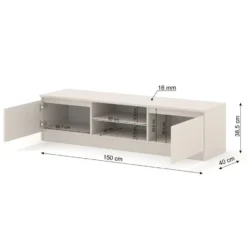 MAJA TV meubel ladekast 150 cm kasjmier